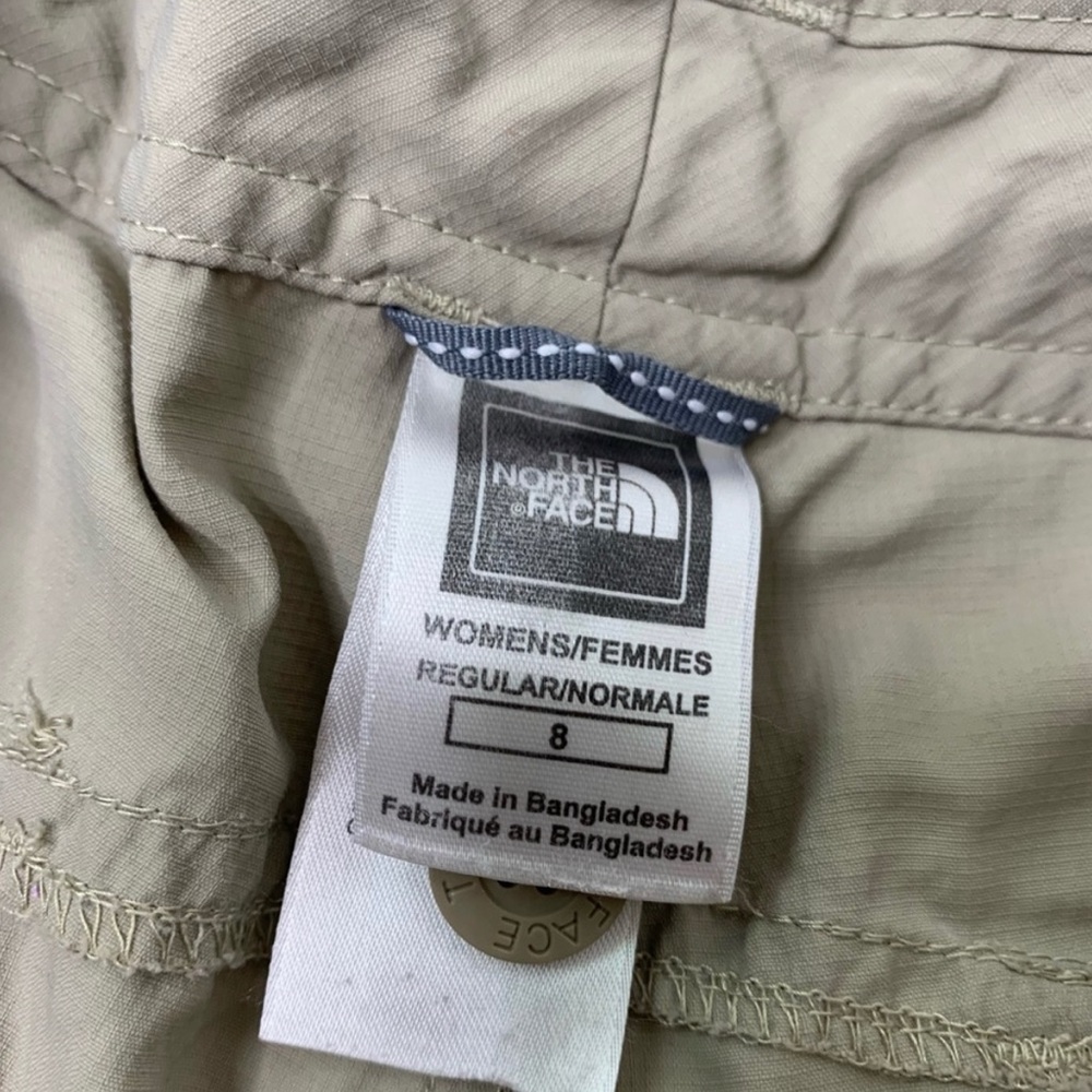The North Face Women's Tan Brown Hiking Active Outdoor Shorts, Size 8 - Picture 4 of 5